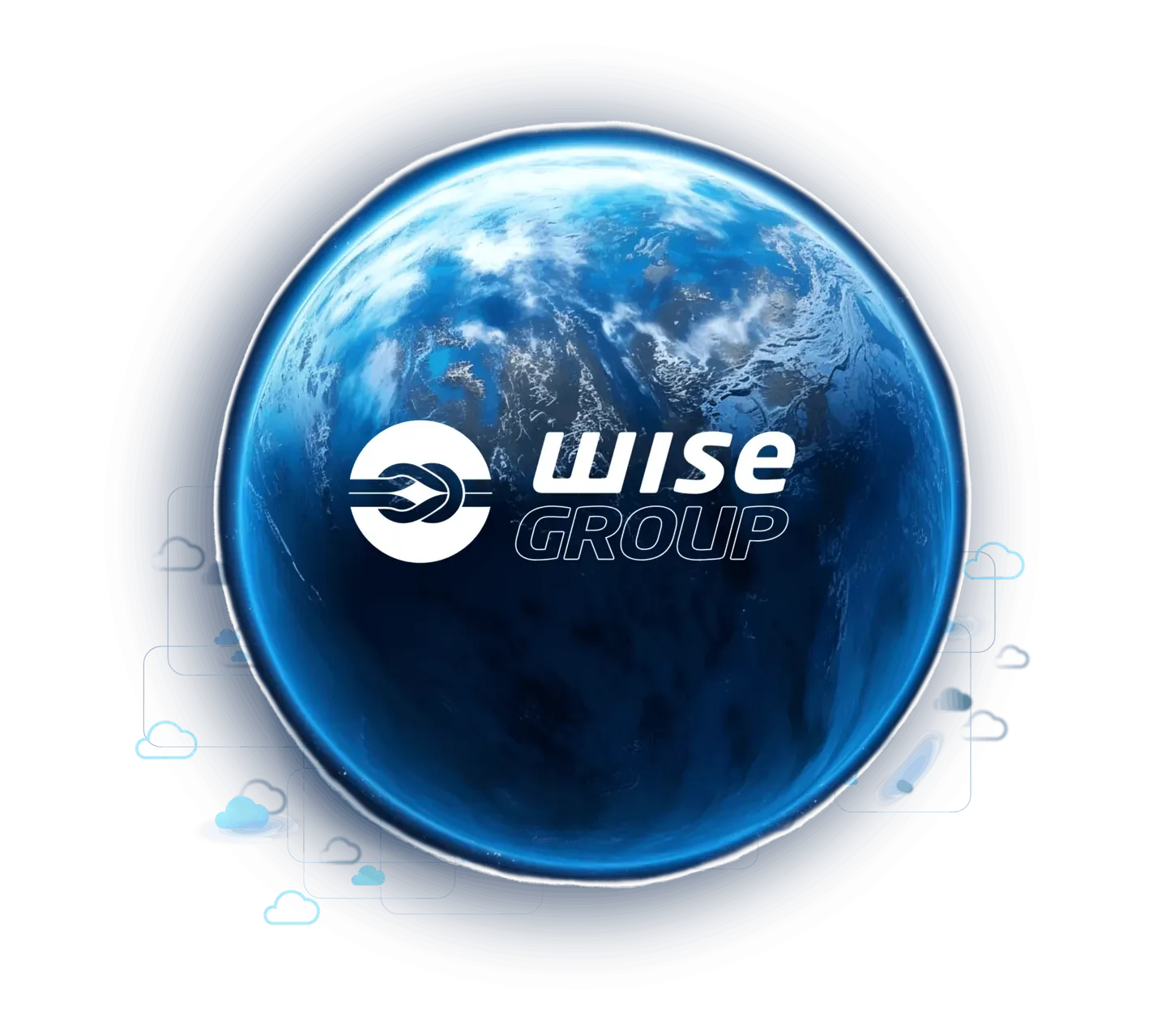 Earth visualization representing Orbalux global telemetry platform