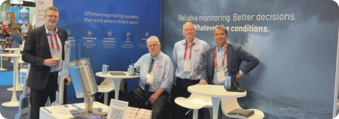 WISE Group team presenting Orbalux at a trade show